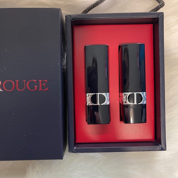 DIOR ROUGE coffret set. Color 999 & 100. - Picture 4 of 5